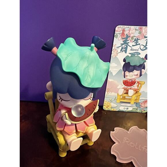 Rolife X Nanci LESSER HEAT Solar Terms Mini Figure Designer Art Toy NEW Card Box - Picture 3 of 10